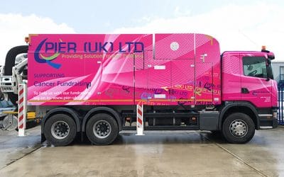 Pink Vacuum Excavator Supports PIER (UK)’s Charity Donation