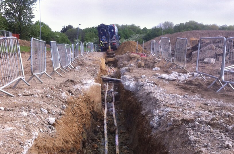 Vacuum Excavation Project: High Voltage Cables in London
