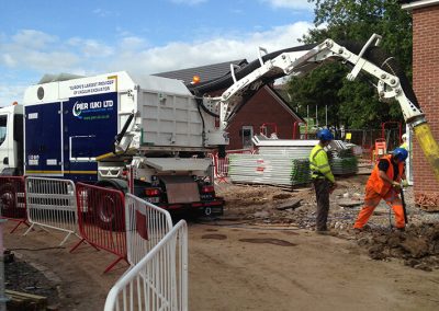 Vacuum Excavation Project: Helping To Build New Homes In Cheshire
