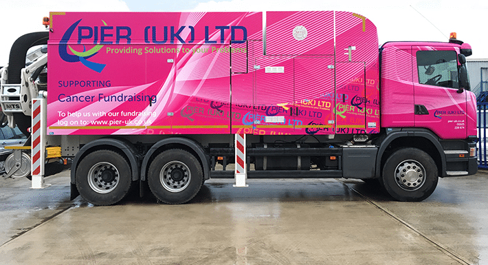 PIER (UK)'s Pink Vacuum Excavator Charity Fundraising Update